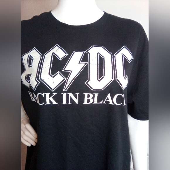 Men's AC/DC Black Graphic T-Shirt, Size Large - Picture 3 of 9